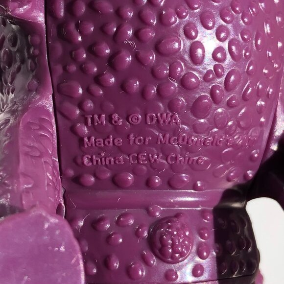 🦋 McDonald's Action Figure How To Train Your Dragon #4 Purple Gronckle 2010 - Picture 12 of 13